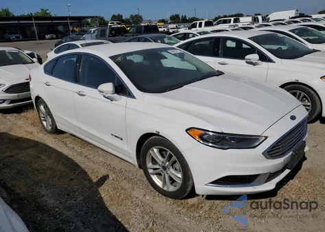 2018 Ford Fusion Se Hybrid z USA, uszkodzony, nr VIN 3FA6P0LU9JR129821
